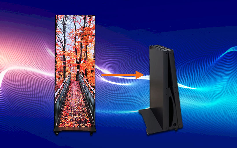 foldable led poster